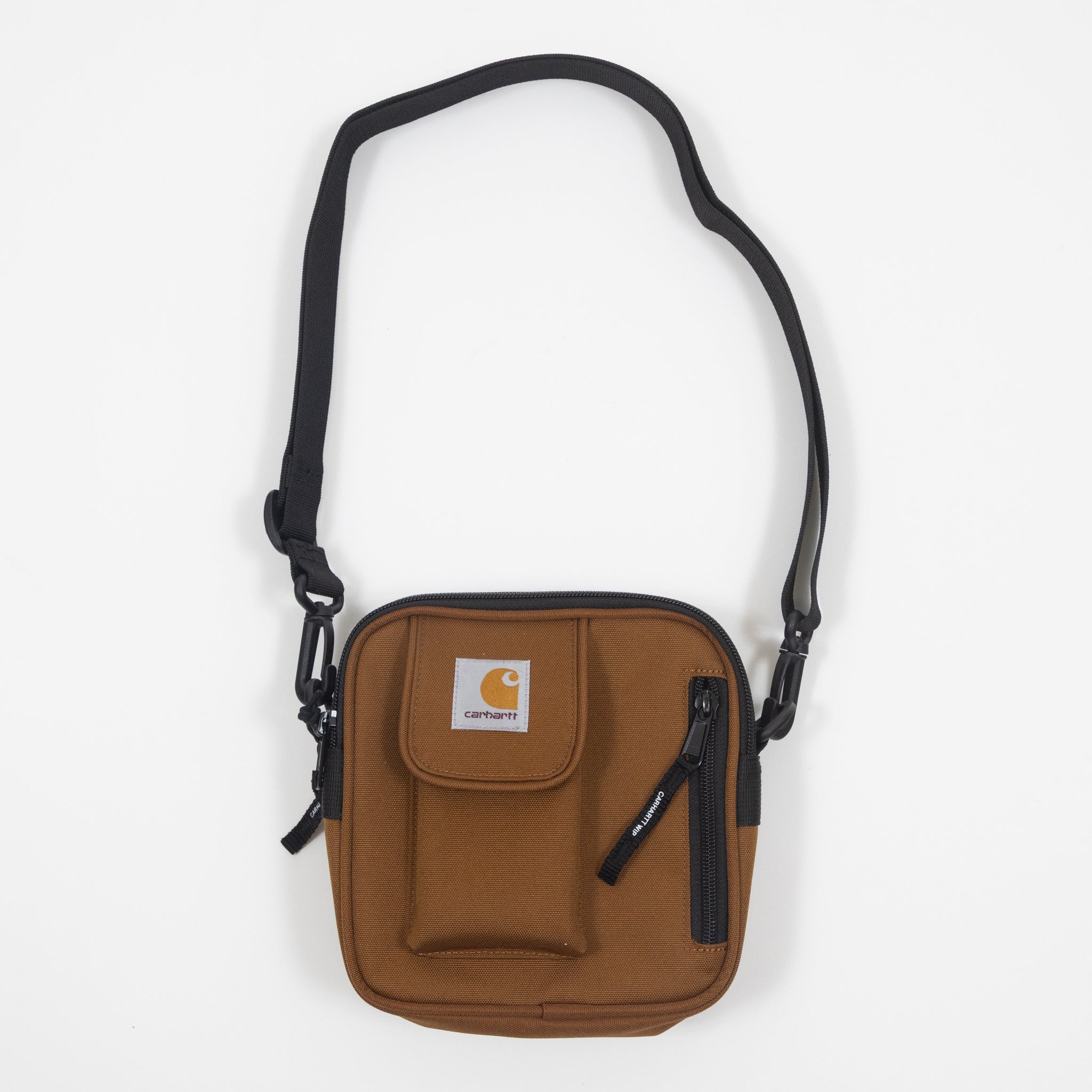 CARHARTT WIP Small Essentials Bag in Hamilton Brown — main view