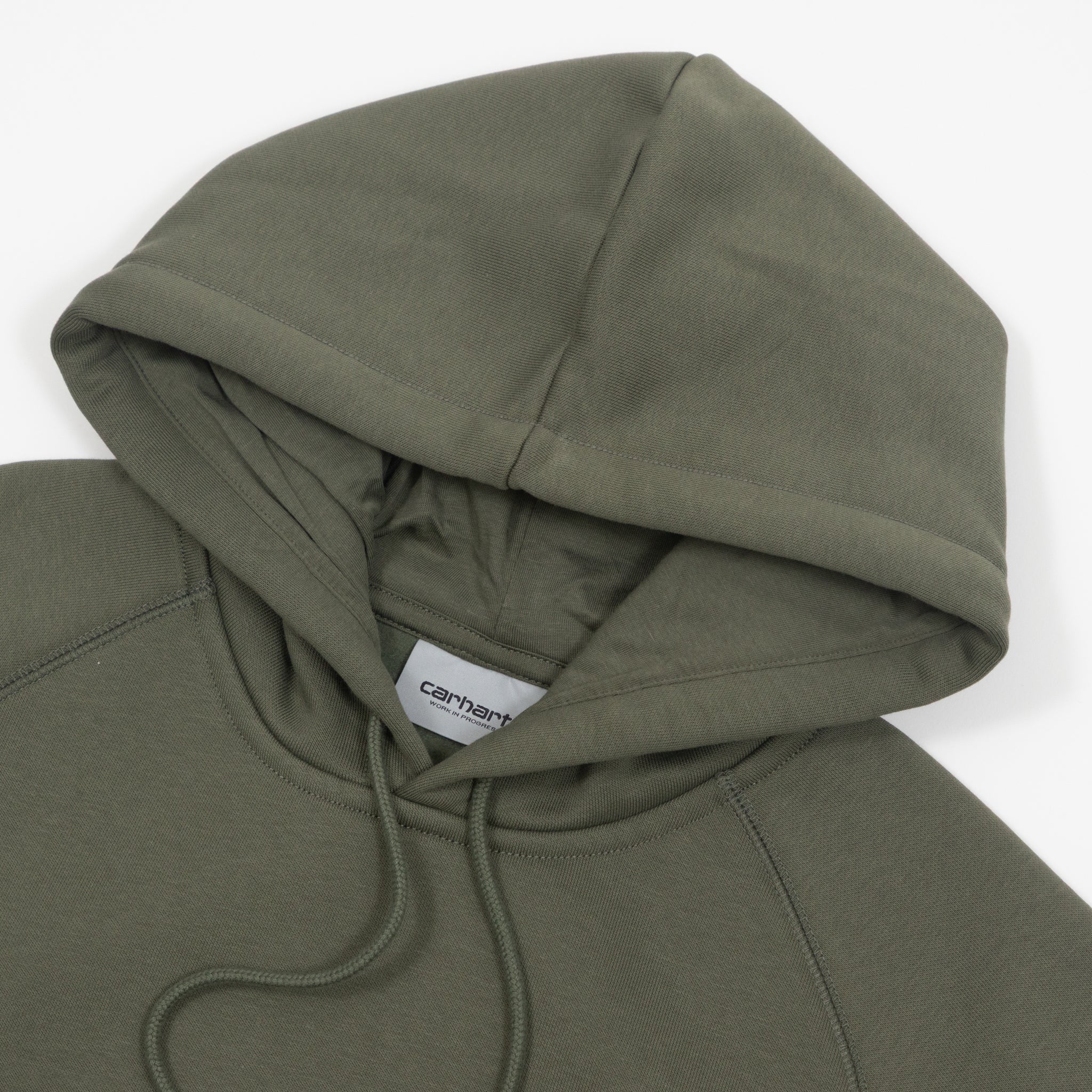 carhartt-wip-chase-hoodie-leaf-green — side profile