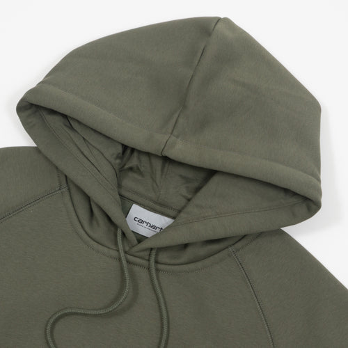 carhartt-wip-chase-hoodie-leaf-green — side profile
