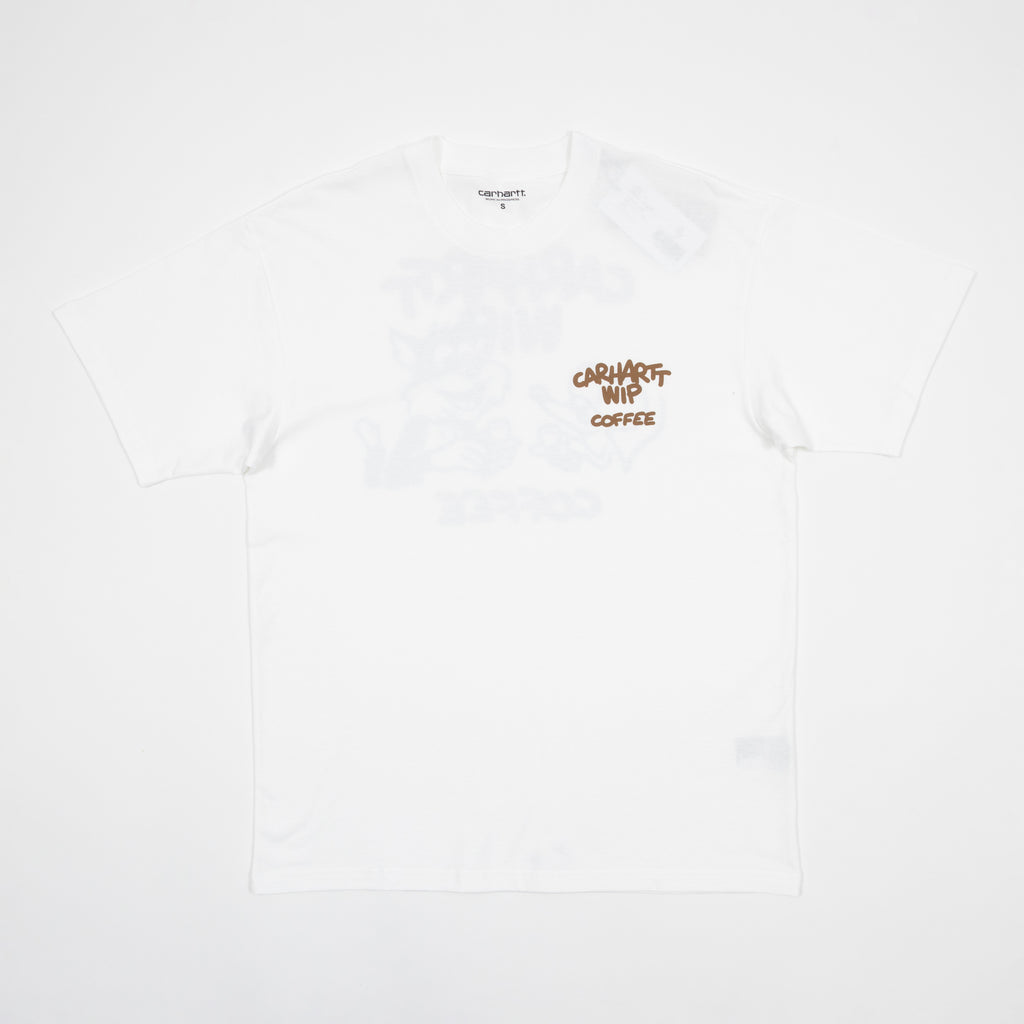 CARHARTT WIP Coffee Break T-Shirt in White — main view
