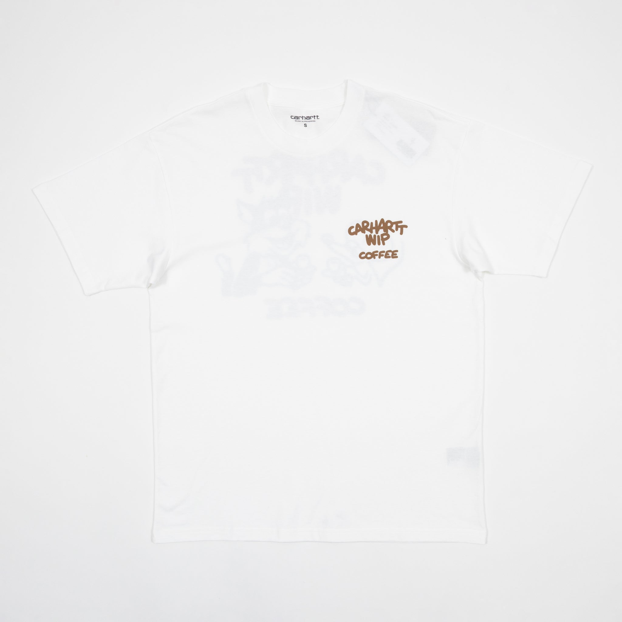 CARHARTT WIP Coffee Break T-Shirt in White — main view