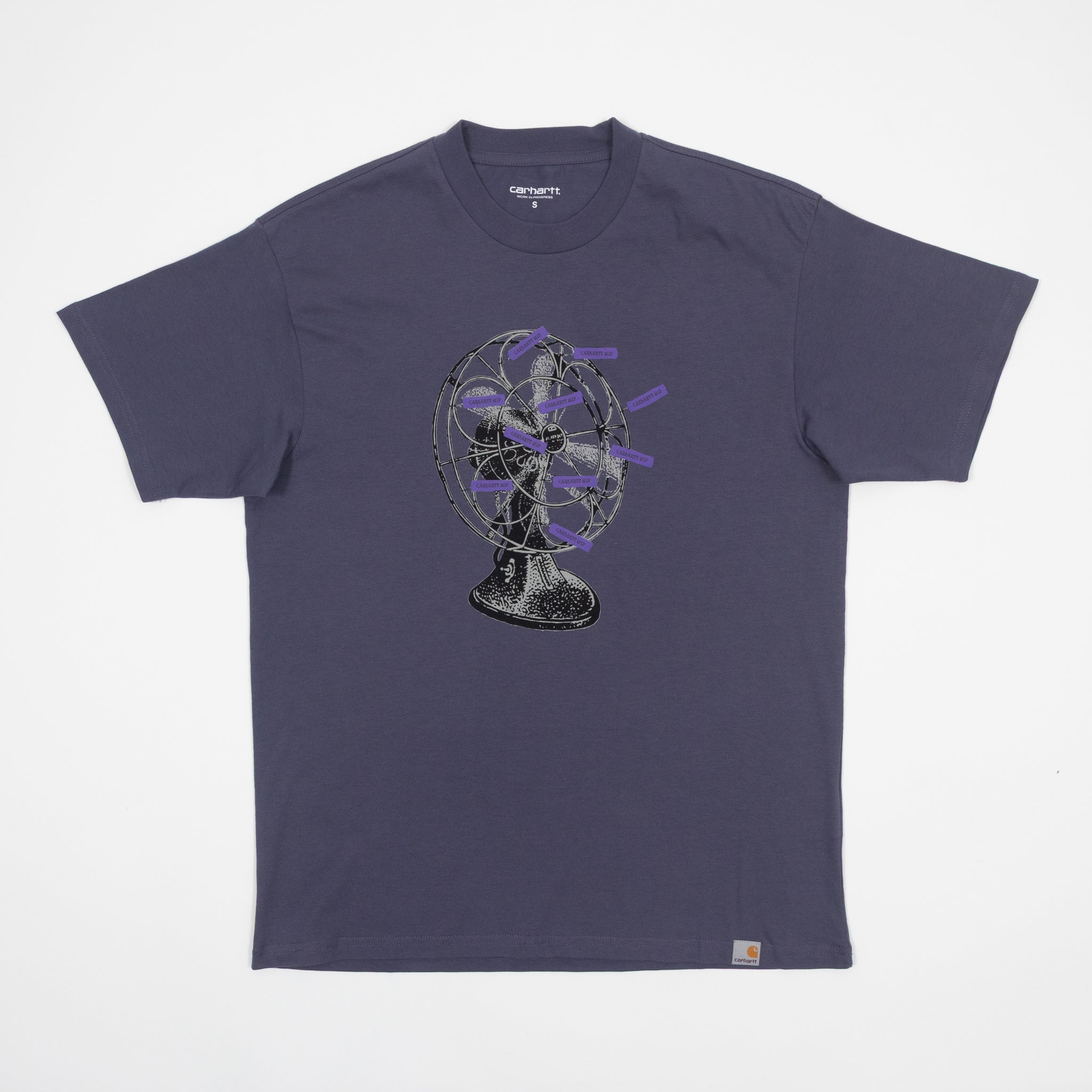 CARHARTT WIP Fan T-Shirt in Shady Purple — main view
