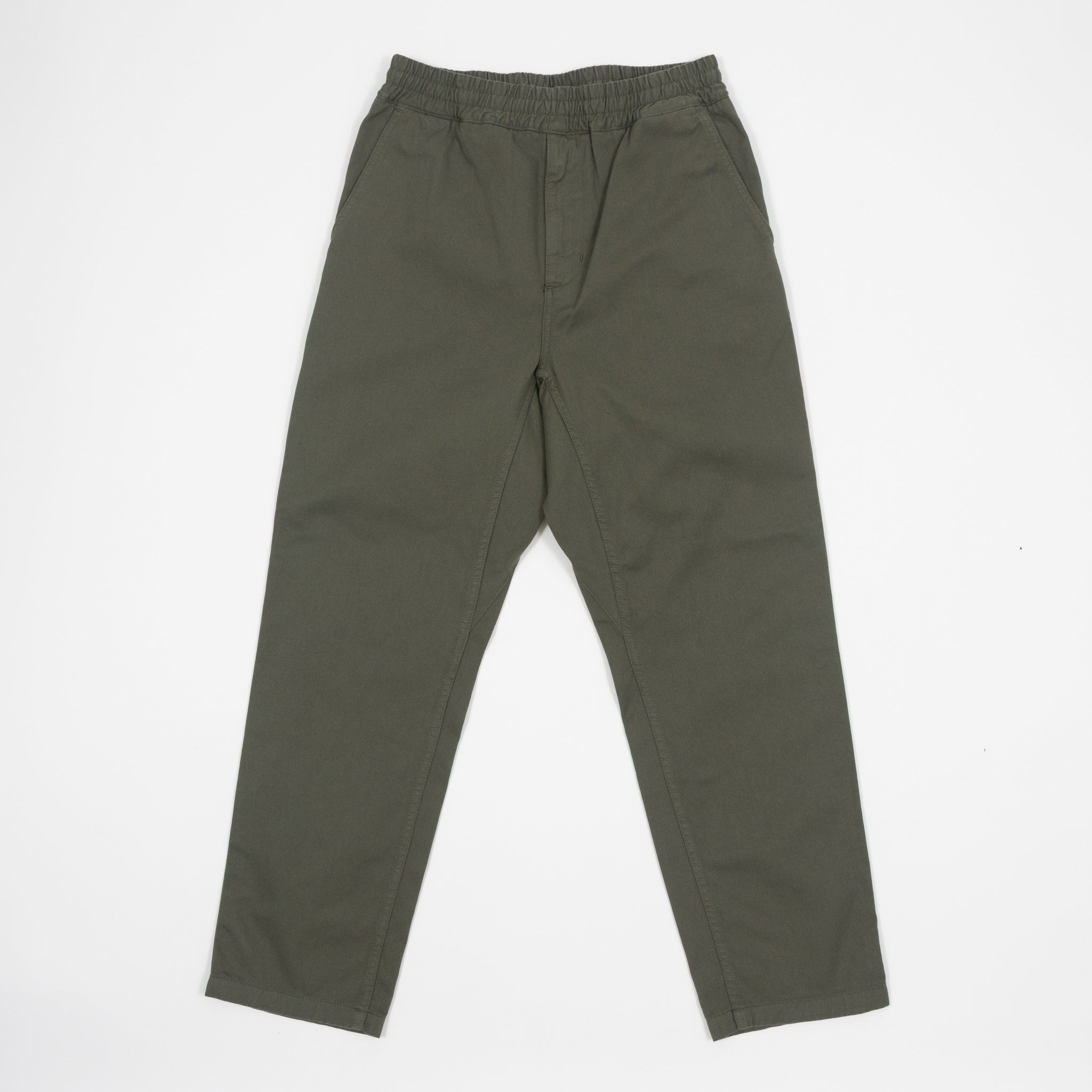 CARHARTT WIP Flint Twill Trousers in Leaf Green