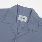 CARHARTT WIP Kendry Short Sleeve Shirt in Shady Blue
