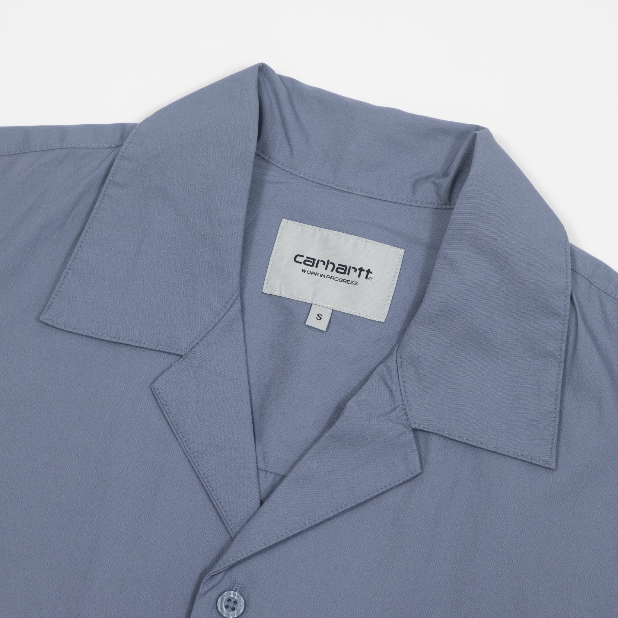 CARHARTT WIP Kendry Short Sleeve Shirt in Shady Blue
