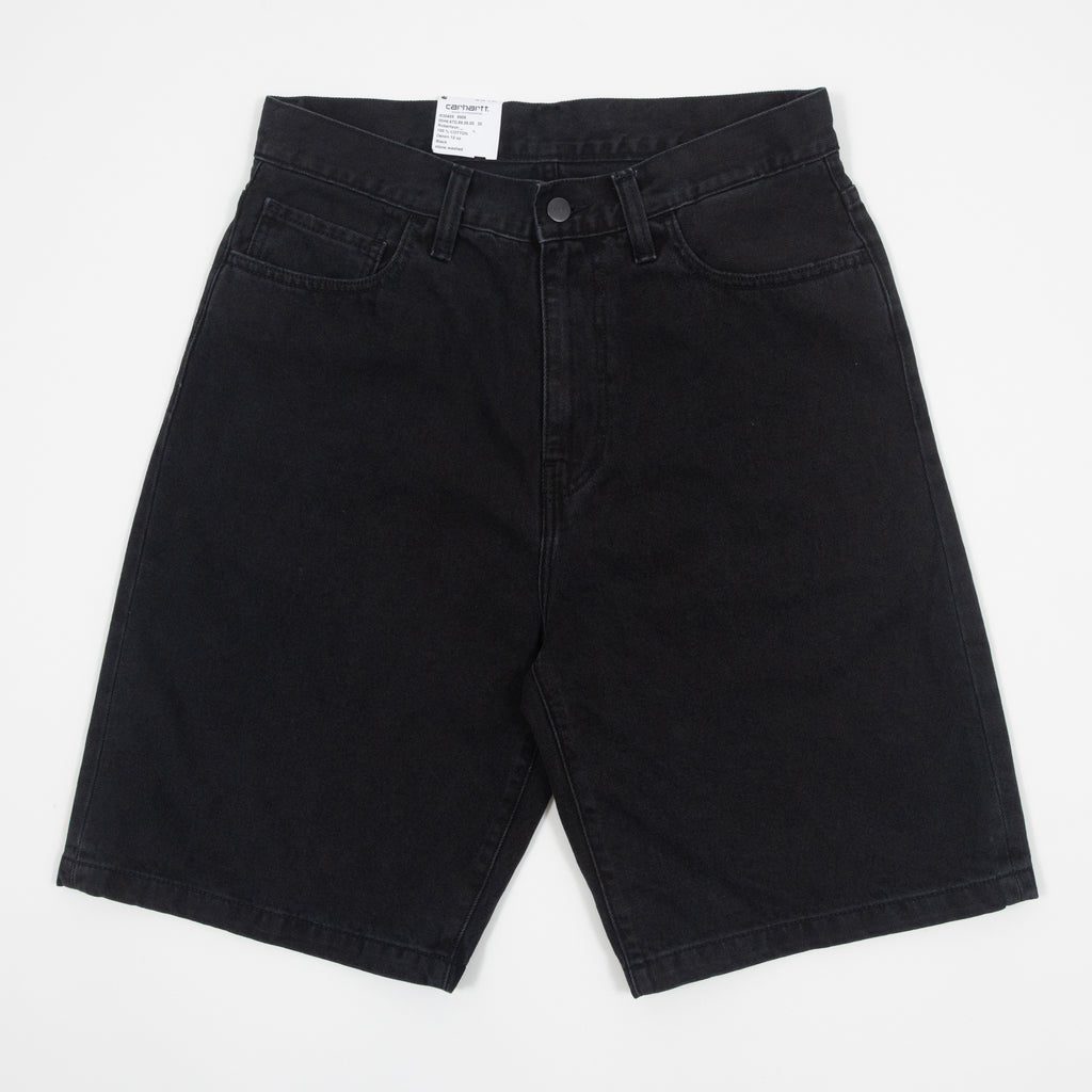 CARHARTT WIP Landon Short in Stone Washed Black