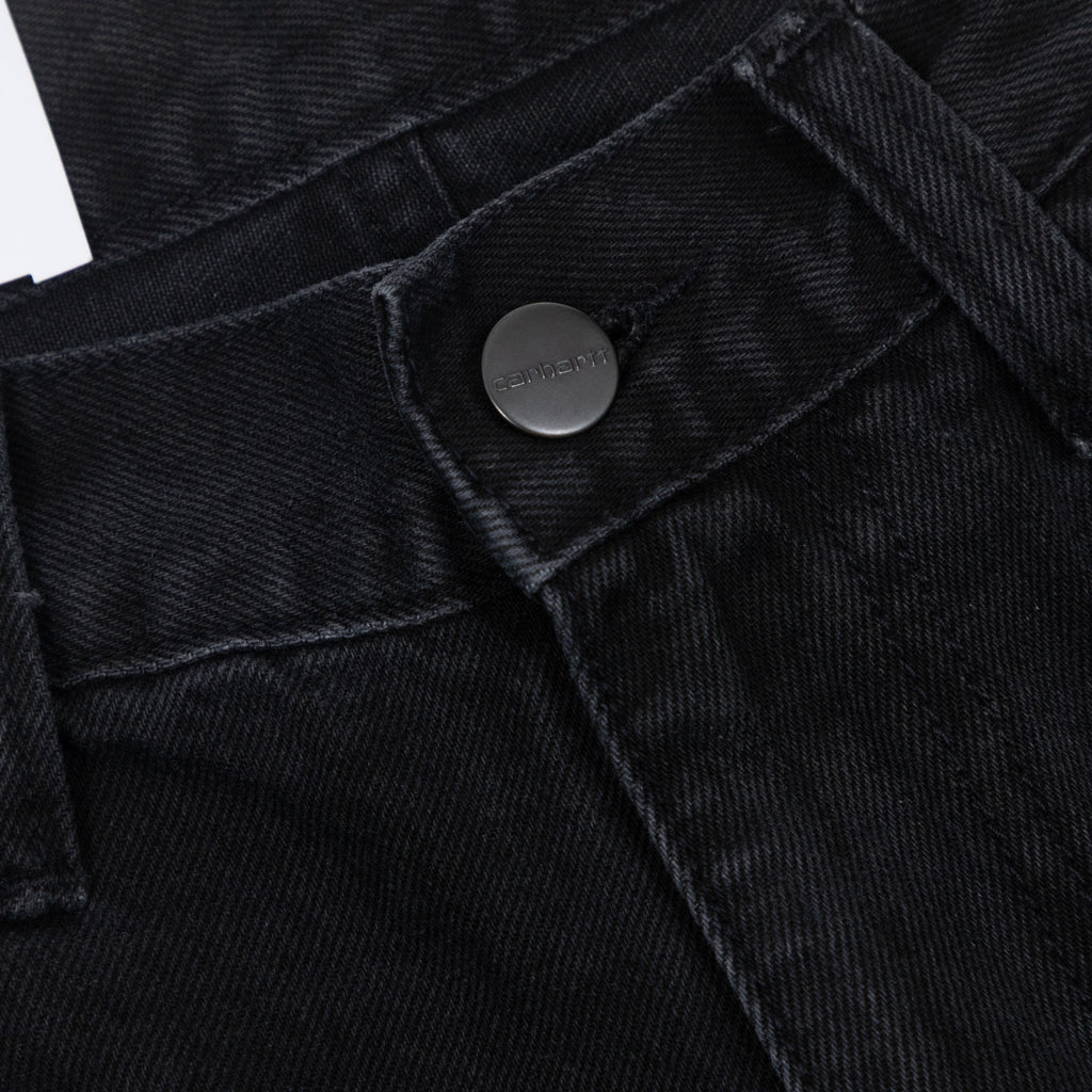 CARHARTT WIP Landon Short in Stone Washed Black