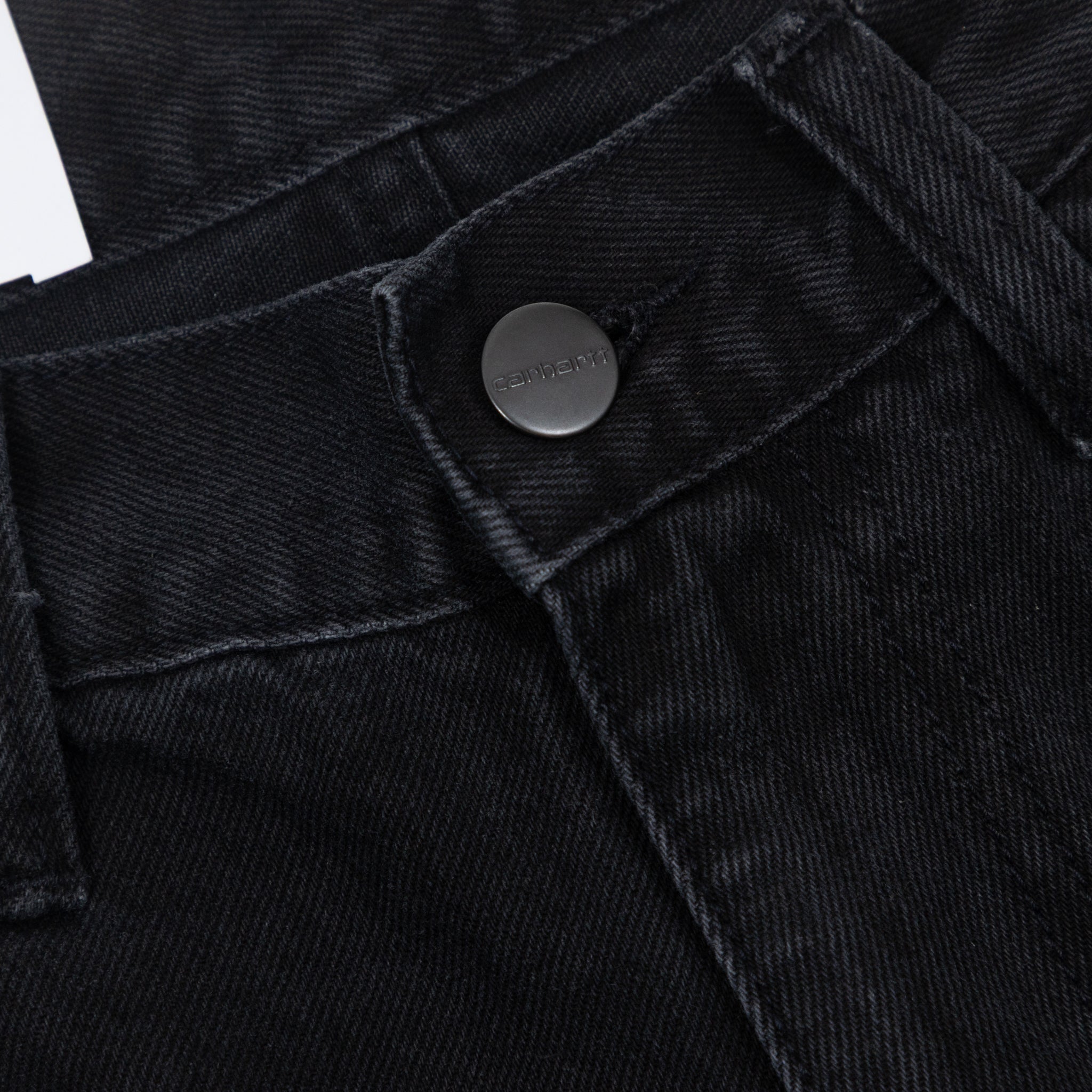 CARHARTT WIP Landon Short in Stone Washed Black