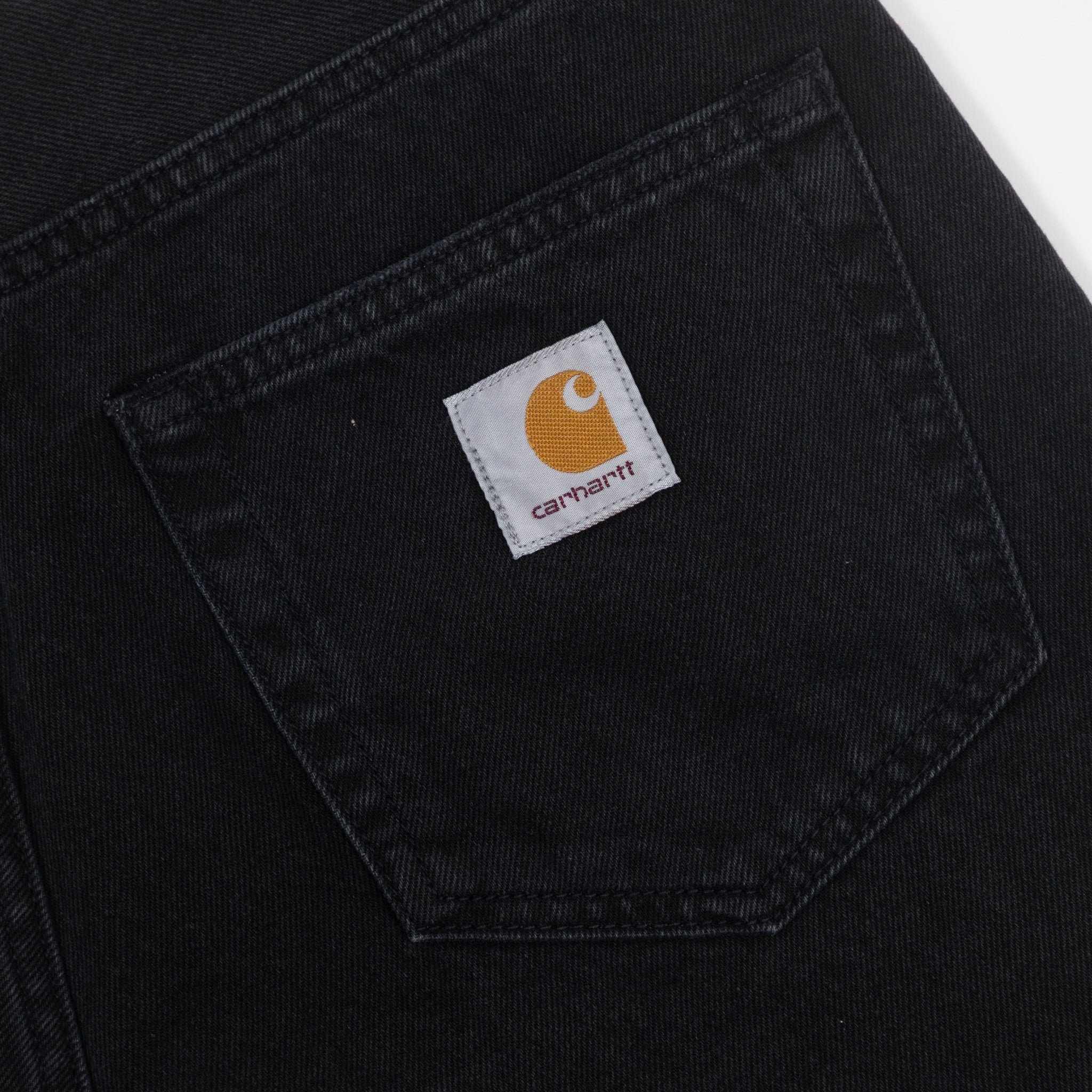 CARHARTT WIP Landon Short in Stone Washed Black