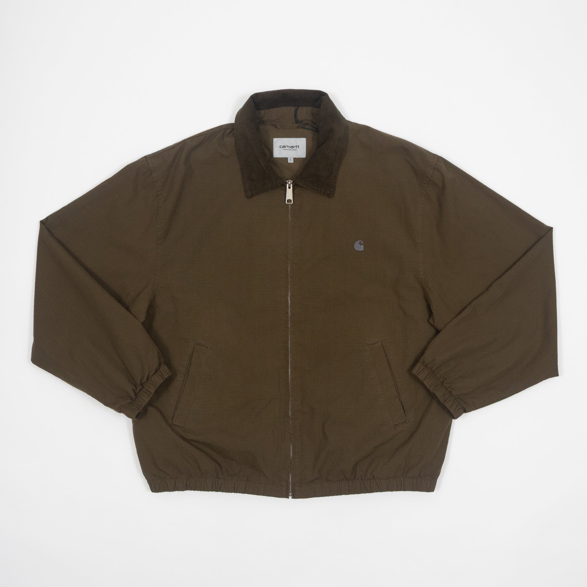 CARHARTT WIP Madison Ripstop Jacket in Dark Beech