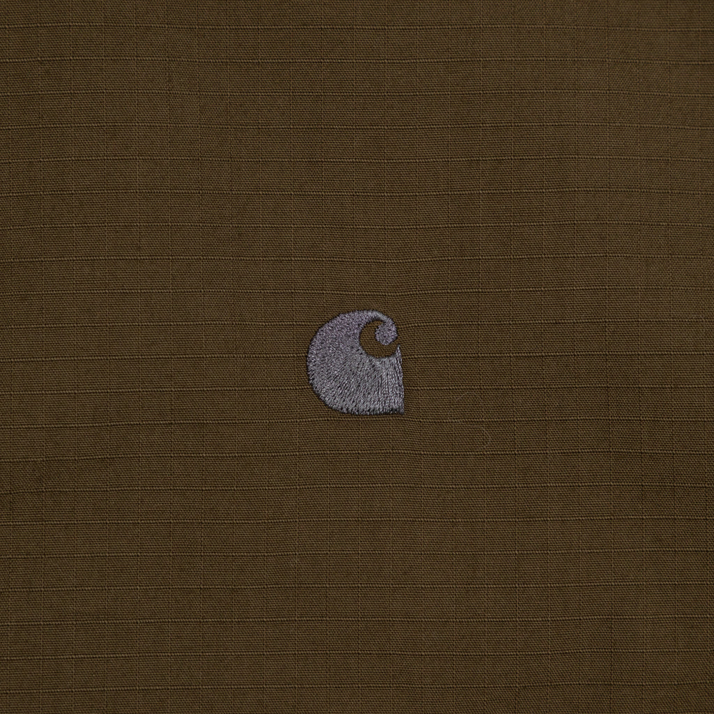 CARHARTT WIP Madison Ripstop Jacket in Dark Beech