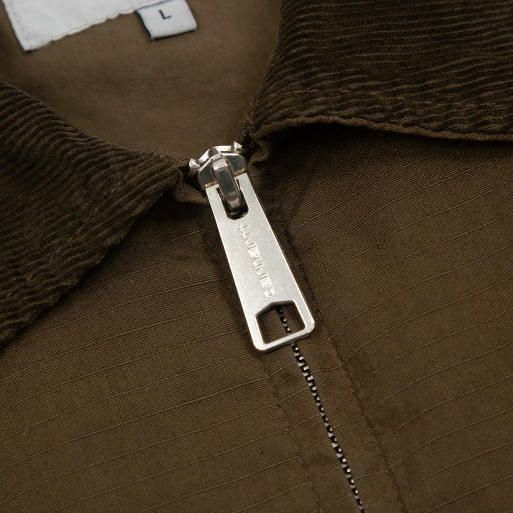 CARHARTT WIP Madison Ripstop Jacket in Dark Beech