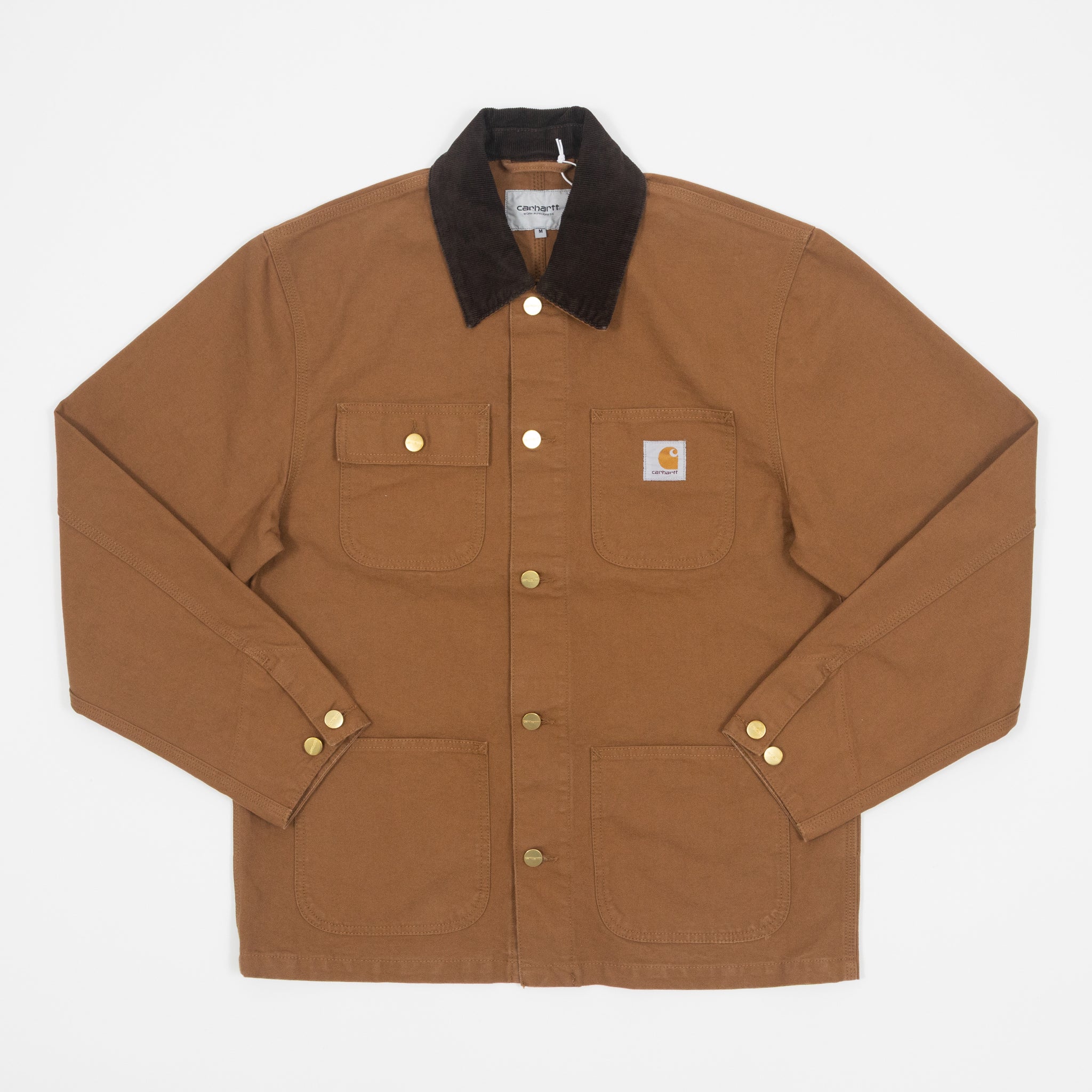 CARHARTT WIP Michigan Summer Coat in Hamilton Brown & Tobacco — main view