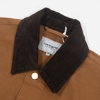 carhartt-wip-michigan-summer-coat-hamilton-brown-tobacco — side profile