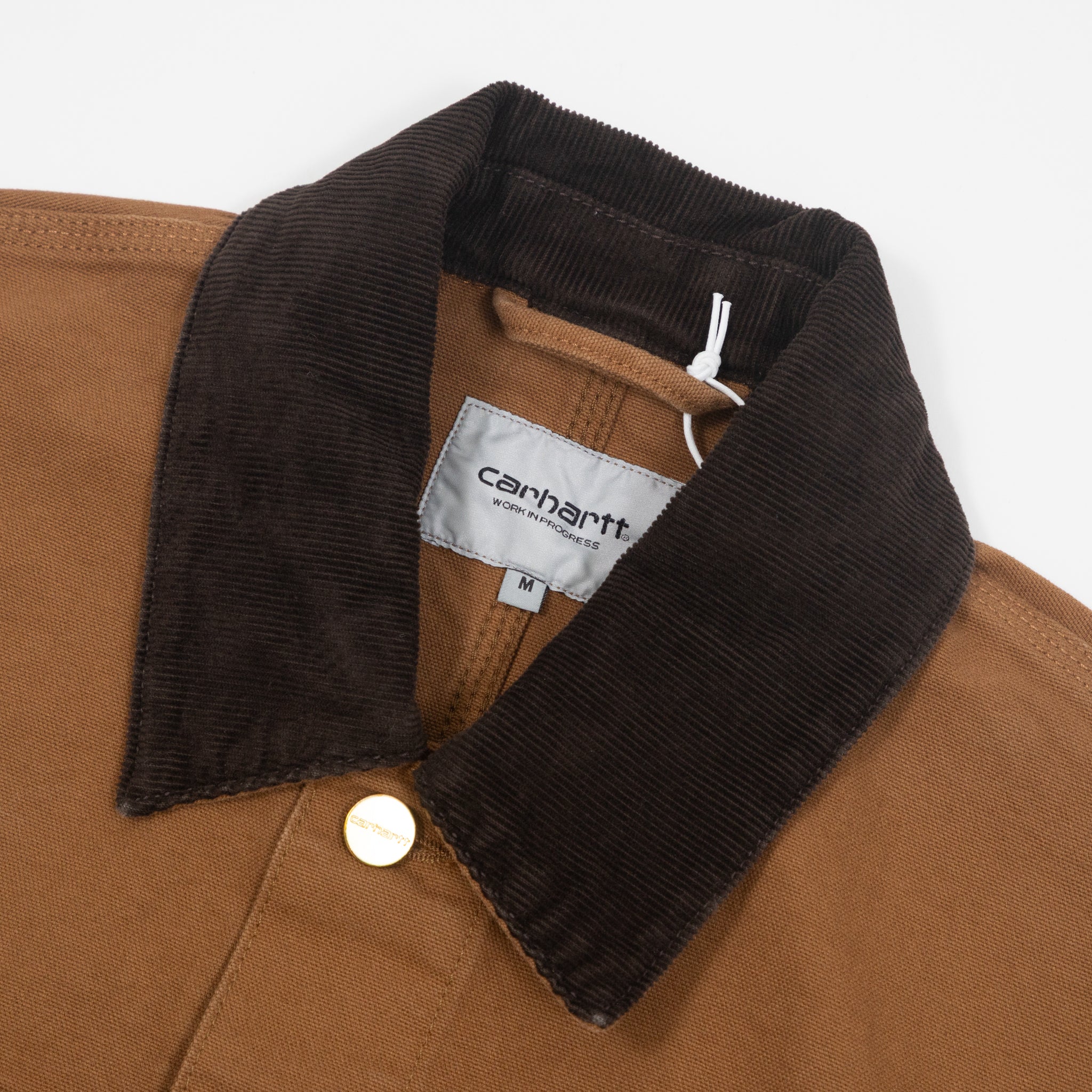 carhartt-wip-michigan-summer-coat-hamilton-brown-tobacco — side profile