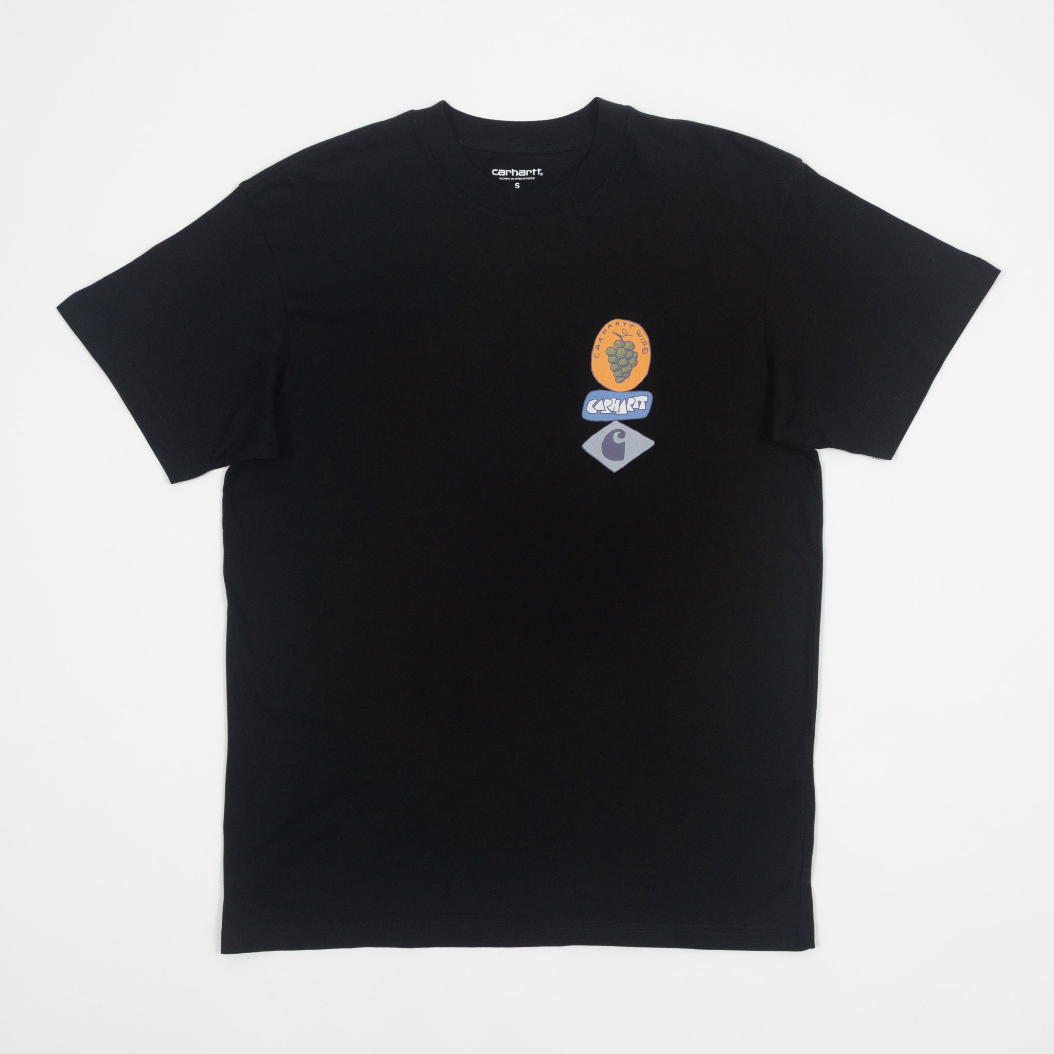 CARHARTT WIP Stacked Grapes T-Shirt in Black