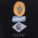 CARHARTT WIP Stacked Grapes T-Shirt in Black