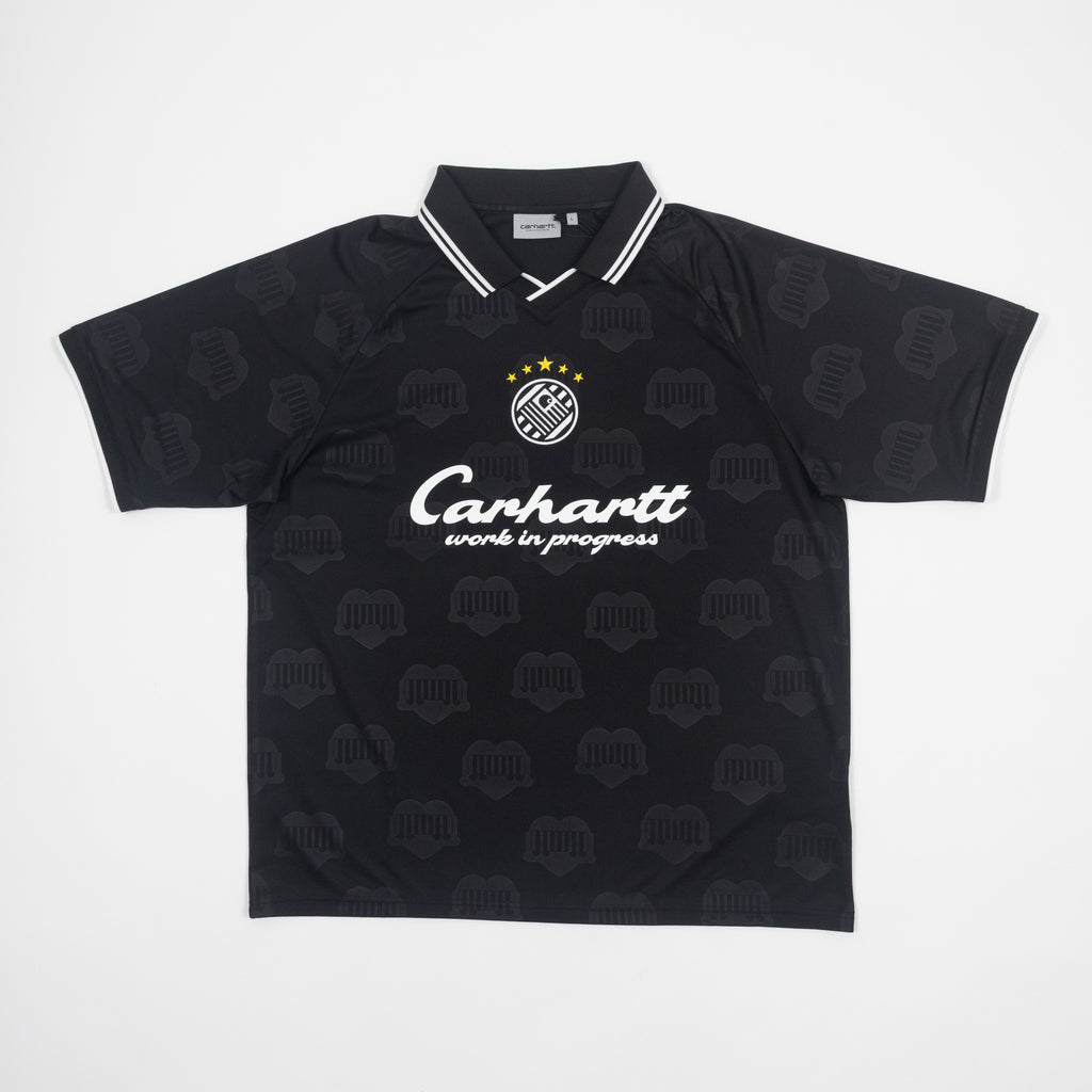 CARHARTT WIP Terrace Football T-Shirt in Black