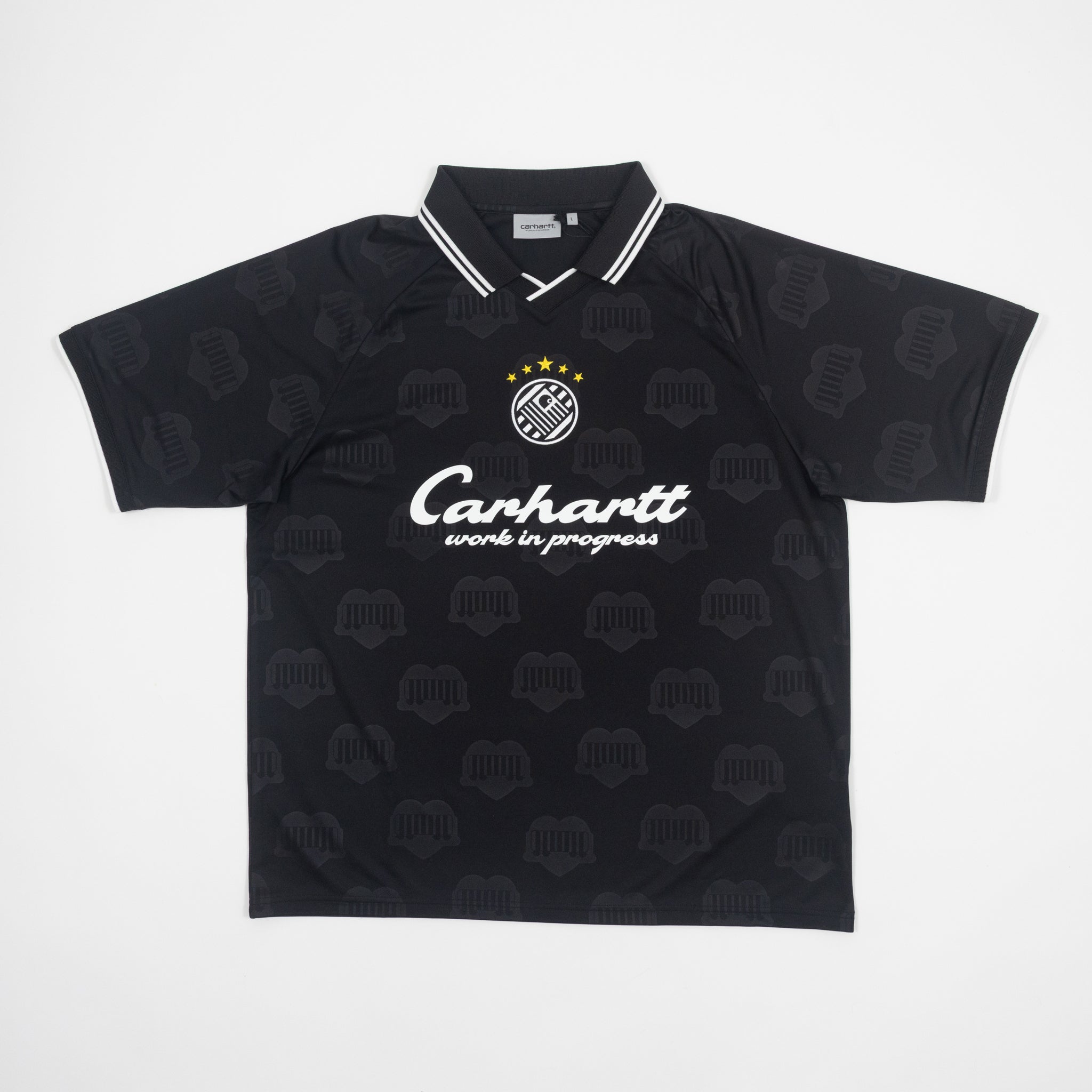 CARHARTT WIP Terrace Football T-Shirt in Black