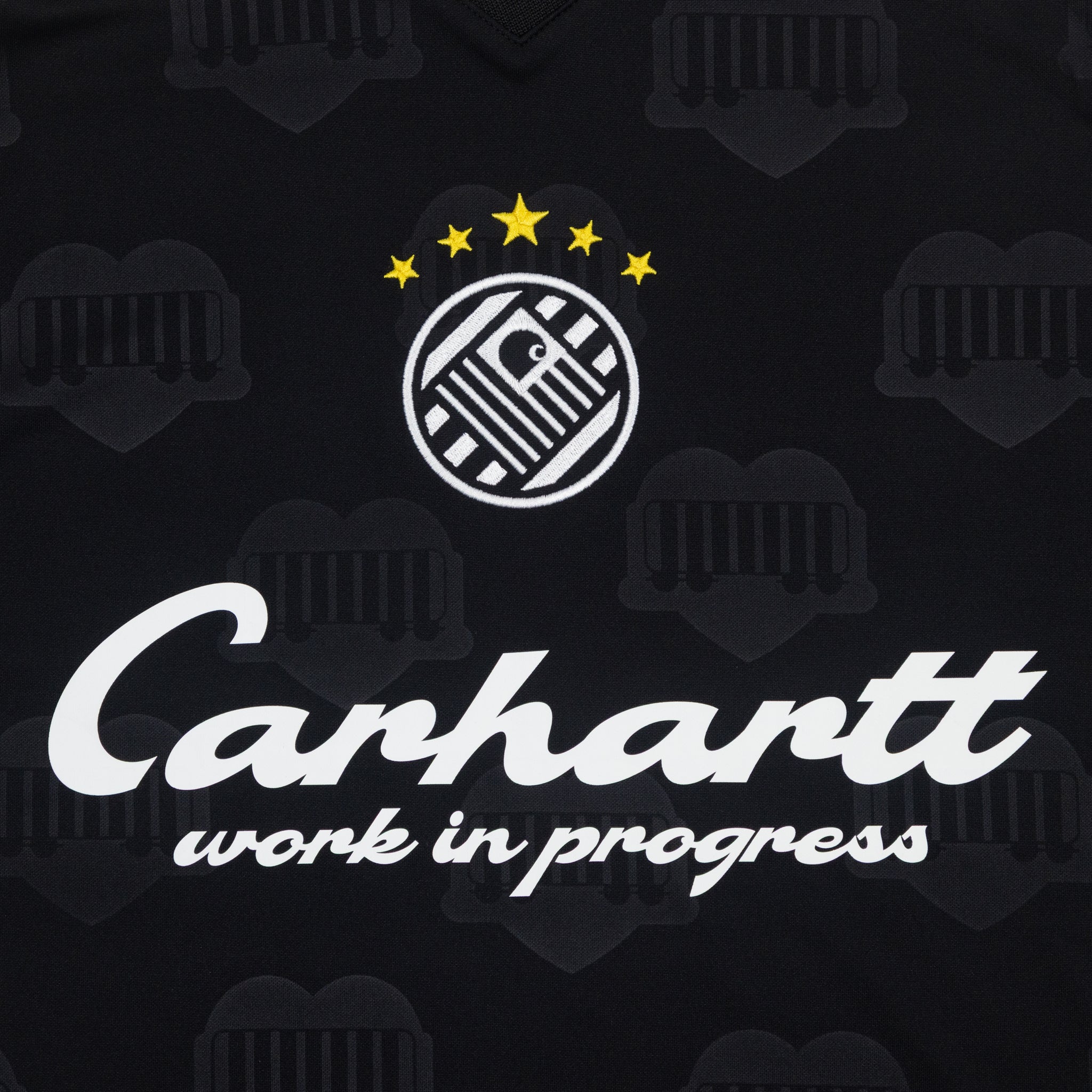 CARHARTT WIP Terrace Football T-Shirt in Black