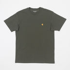 CARHARTT Chase Short Sleeve T-Shirt in LEAF / GOLD