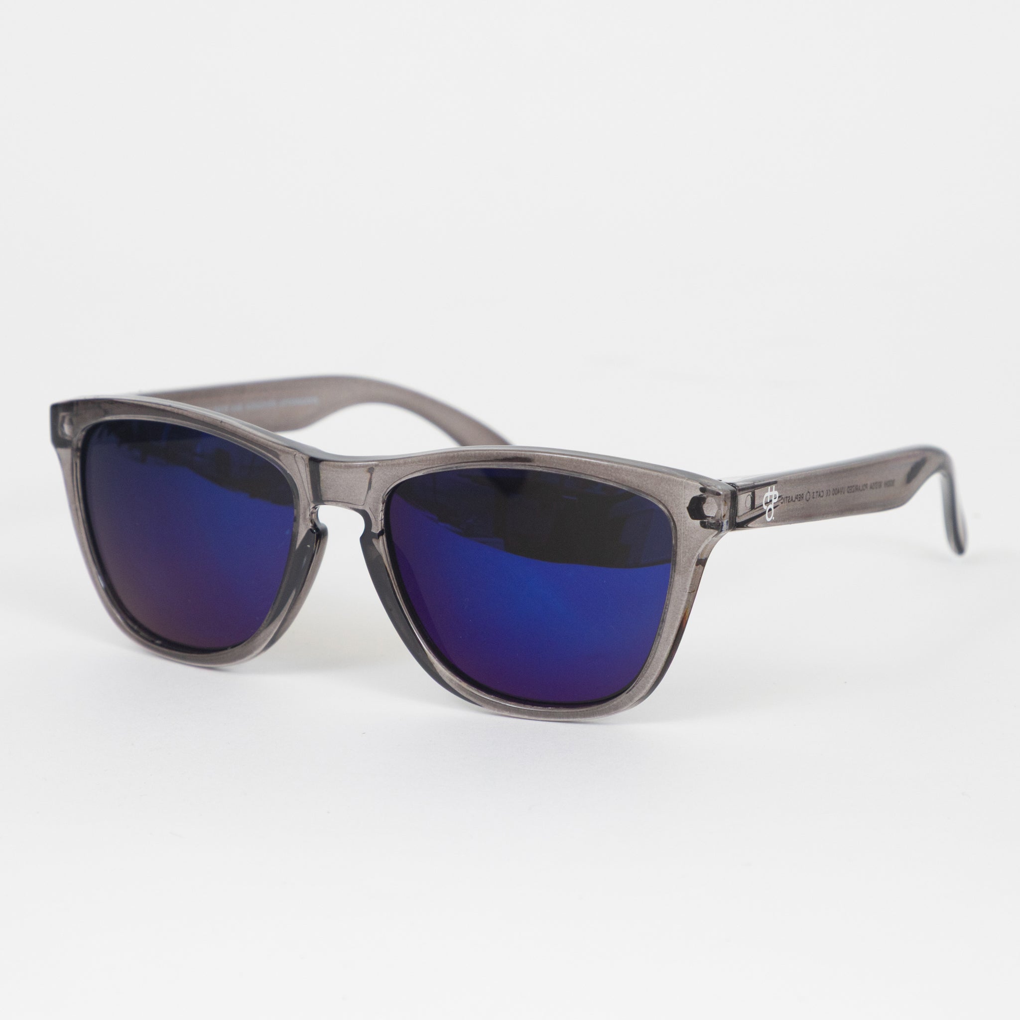 CHPO Bodhi Sunglasses - Grey / Blue Mirror