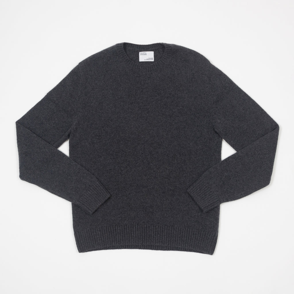 COLORFUL STANDARD Classic Merino Wool Crew in Lava Grey