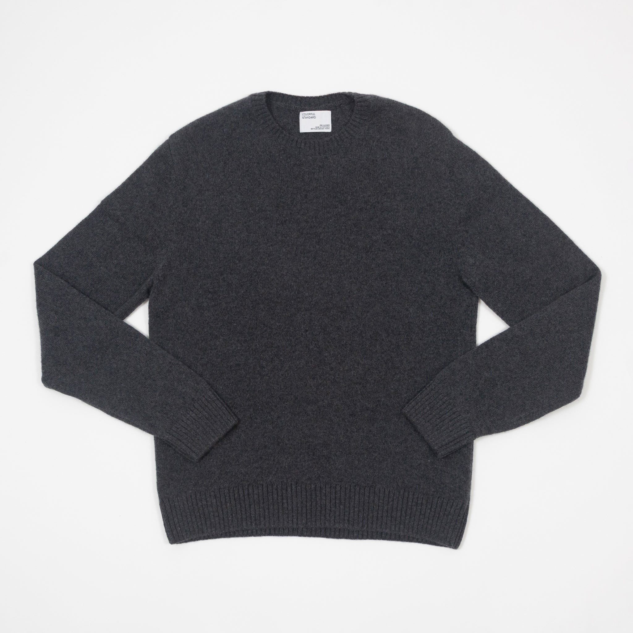 COLORFUL STANDARD Classic Merino Wool Crew in Lava Grey