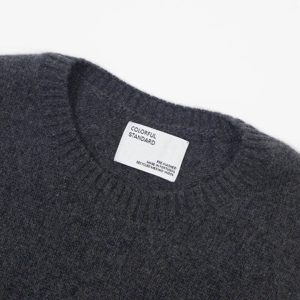 COLORFUL STANDARD Classic Merino Wool Crew in Lava Grey