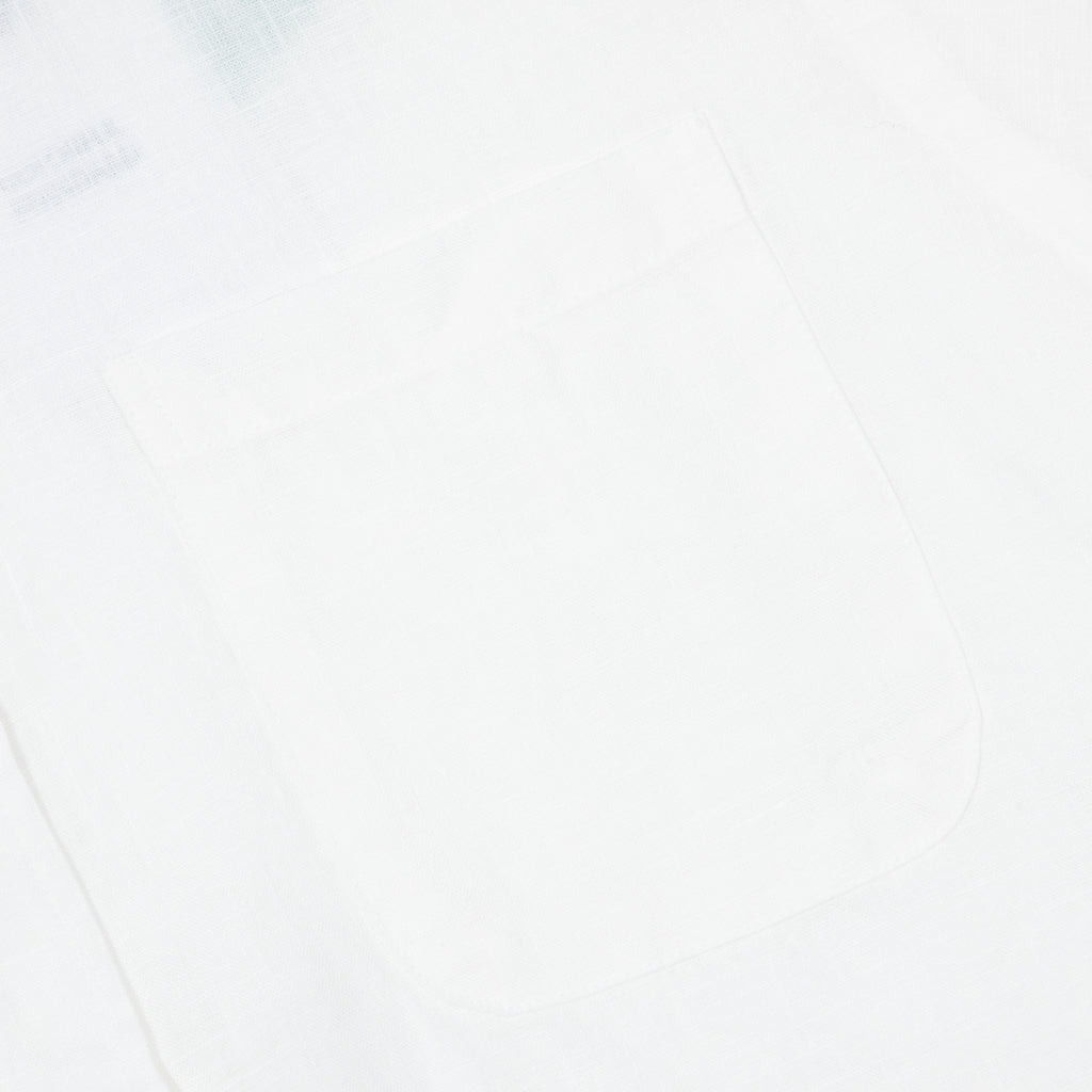 COLORFUL STANDARD Linen Shirt in Optical White