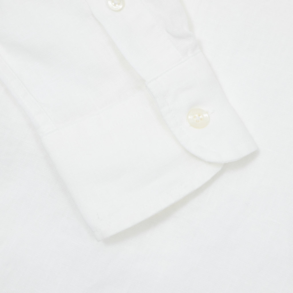 COLORFUL STANDARD Linen Shirt in Optical White