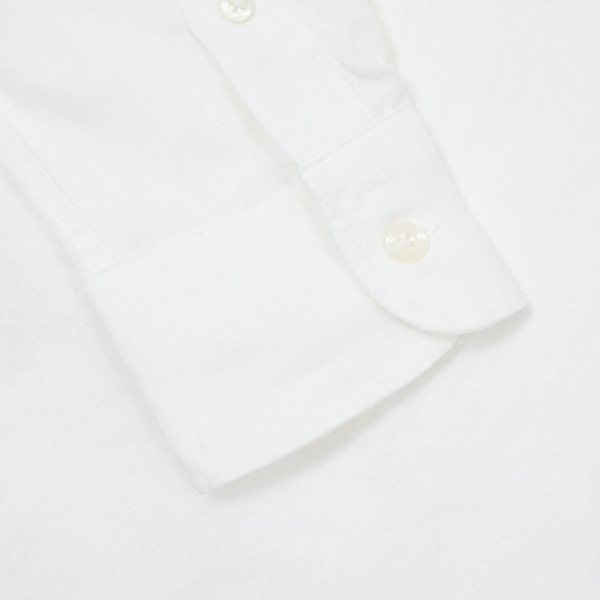 COLORFUL STANDARD Linen Shirt in Optical White