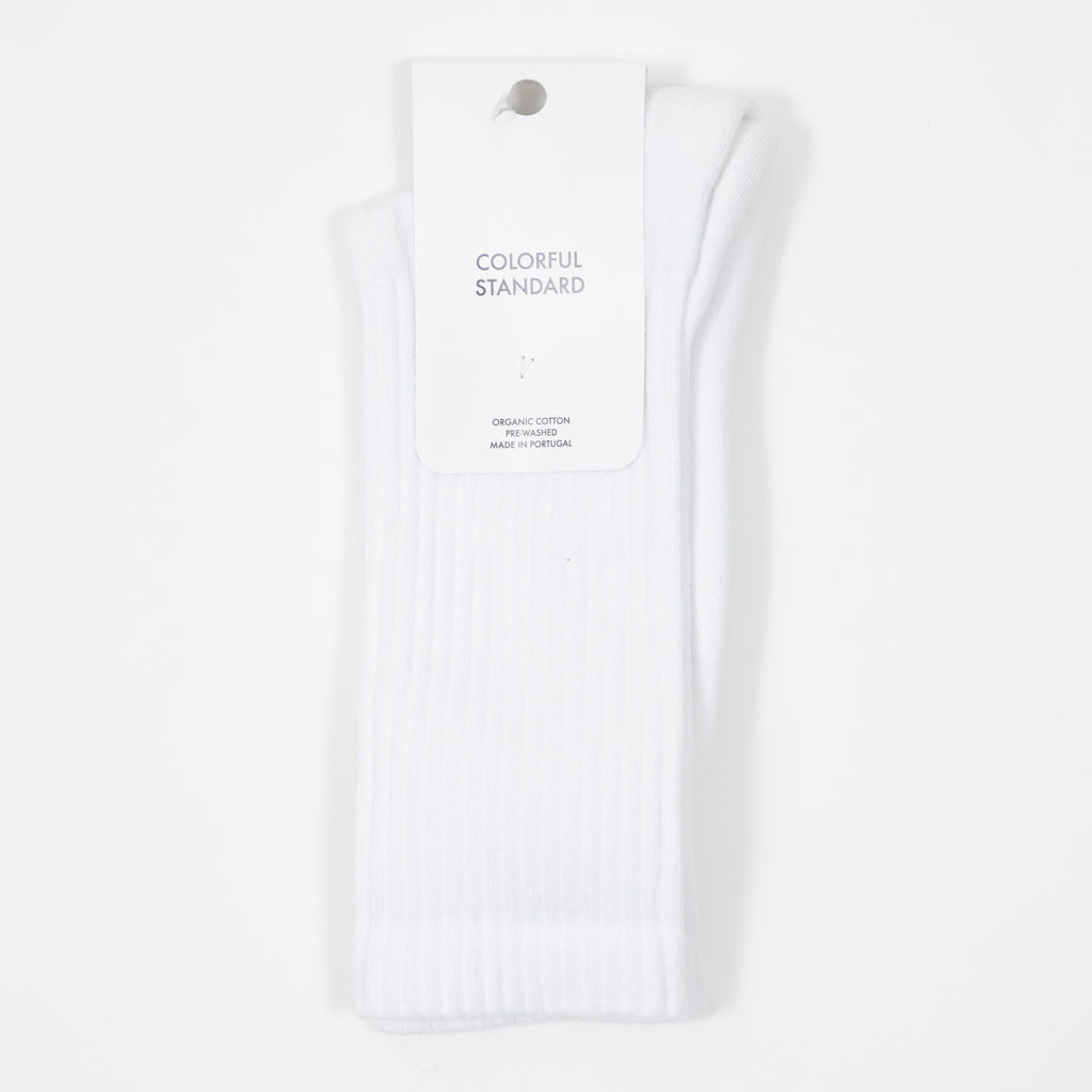 COLORFUL STANDARD Organic Active Socks in WHITE
