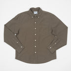 COLORFUL STANDARD Organic Button Down Shirt in DUSTY OLIVE