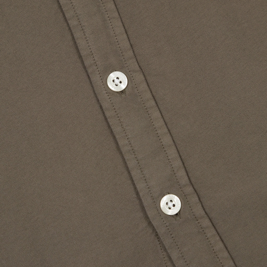 COLORFUL STANDARD Organic Button Down Shirt in DUSTY OLIVE