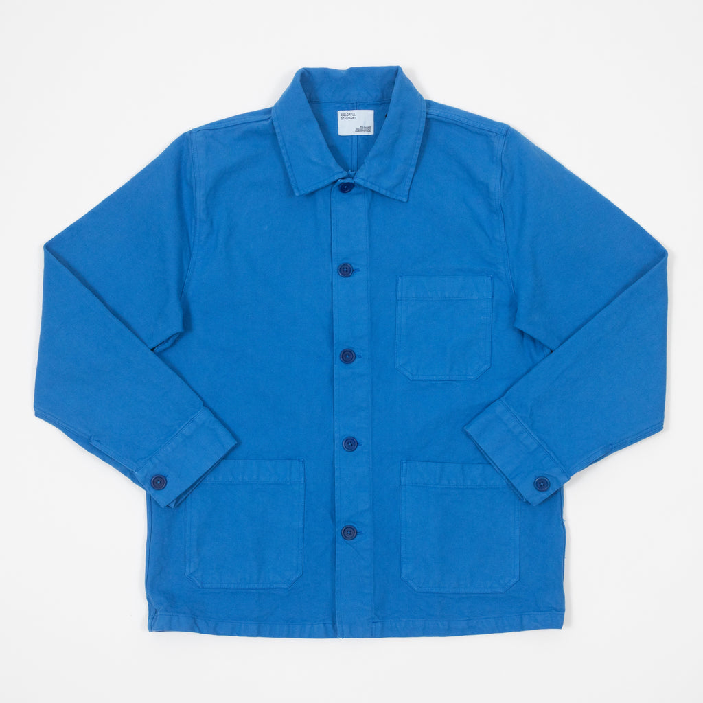 COLORFUL STANDARD Organic Workwear Jacket in Pacific Blue