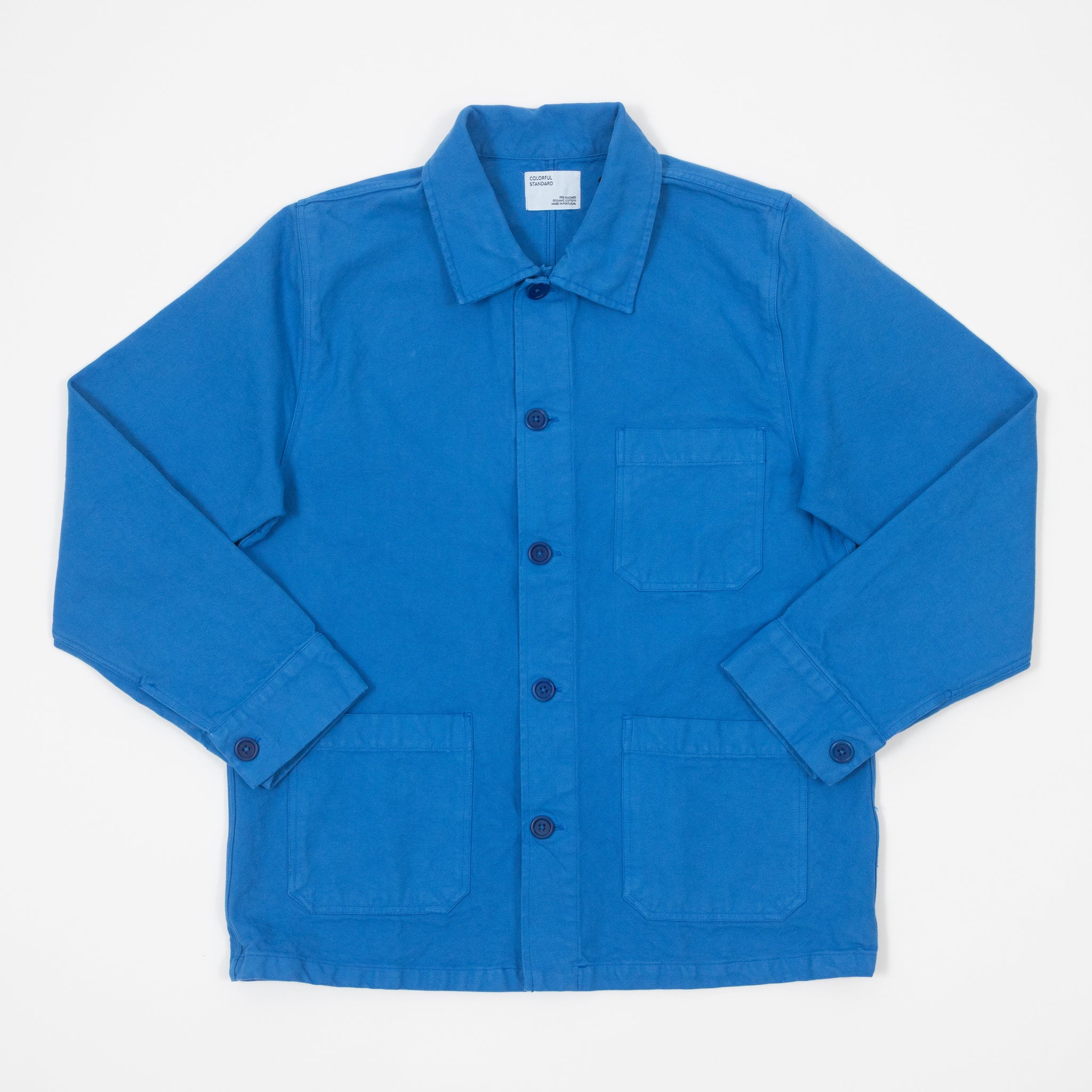COLORFUL STANDARD Organic Workwear Jacket in Pacific Blue