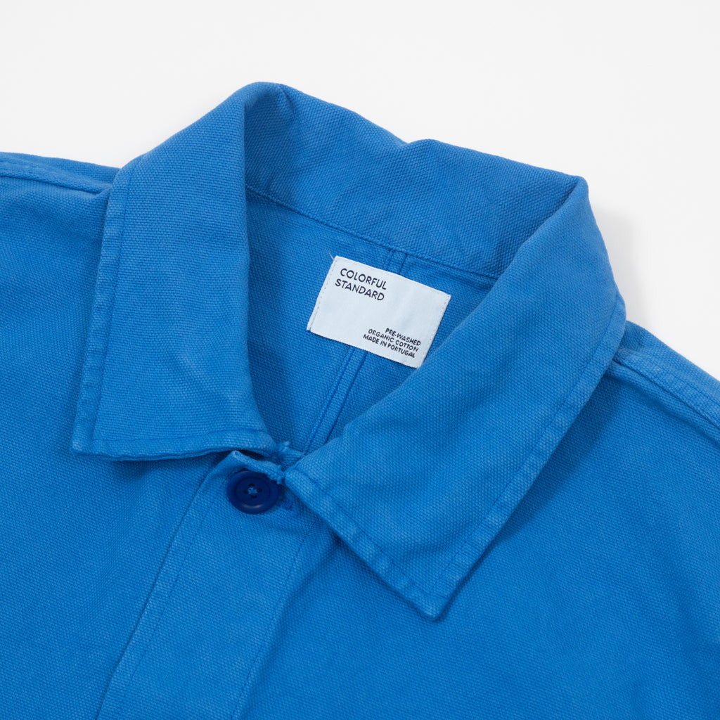 COLORFUL STANDARD Organic Workwear Jacket in Pacific Blue