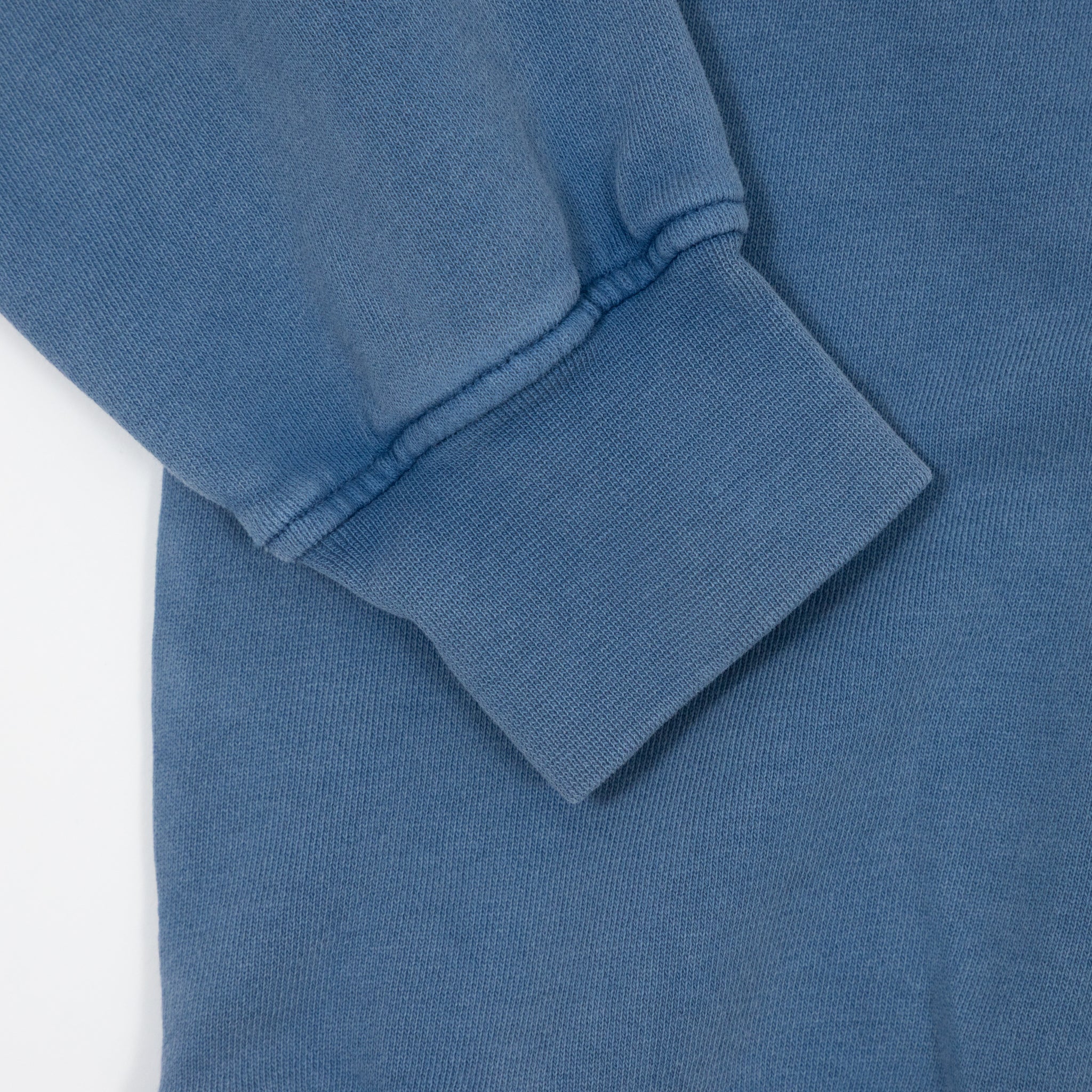 COLORFUL STANDARD Organic Quarter Zip in Faded Indigo