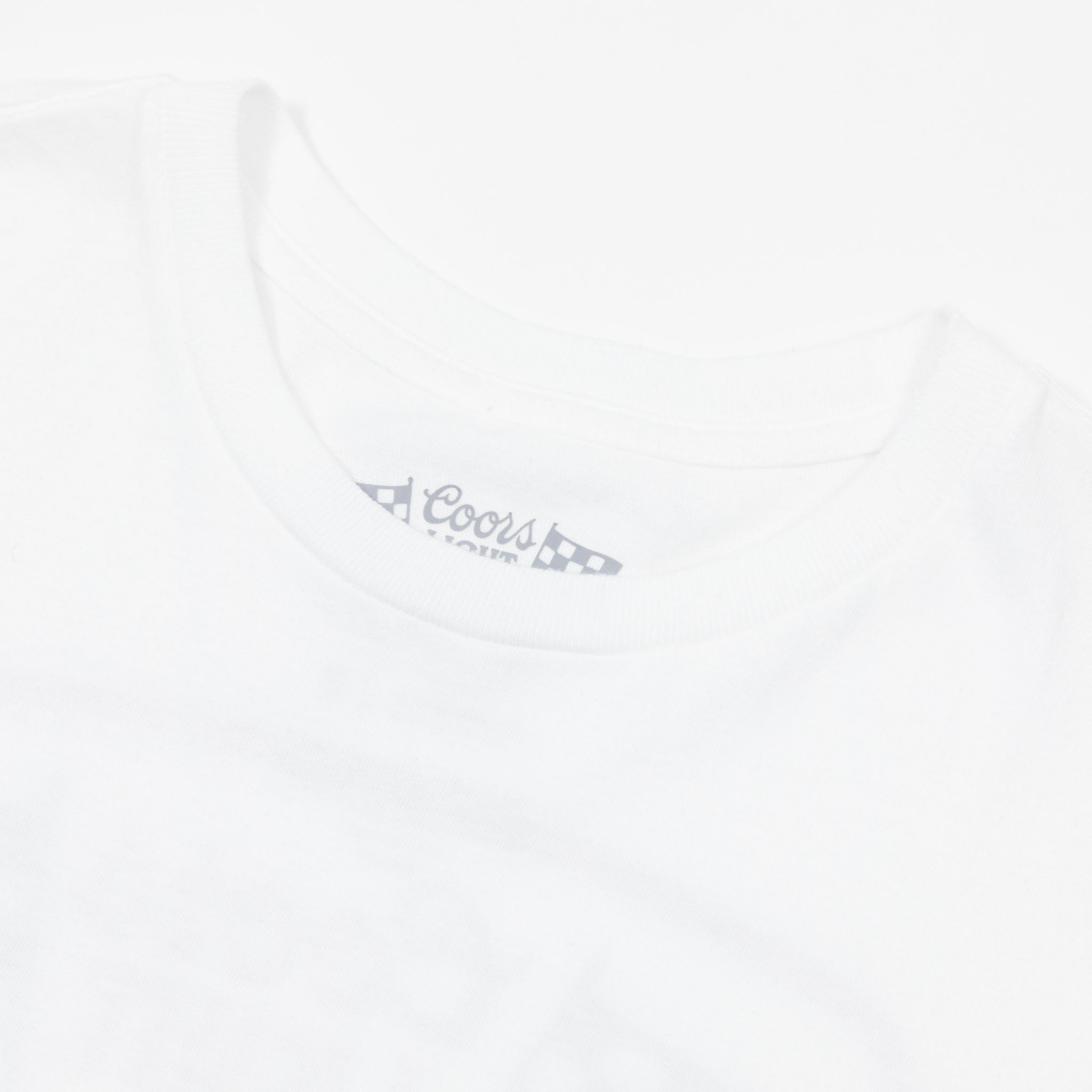 BRIXTON X COORS LIGHT Pit Stop Short Sleeve T-Shirt in WHITE