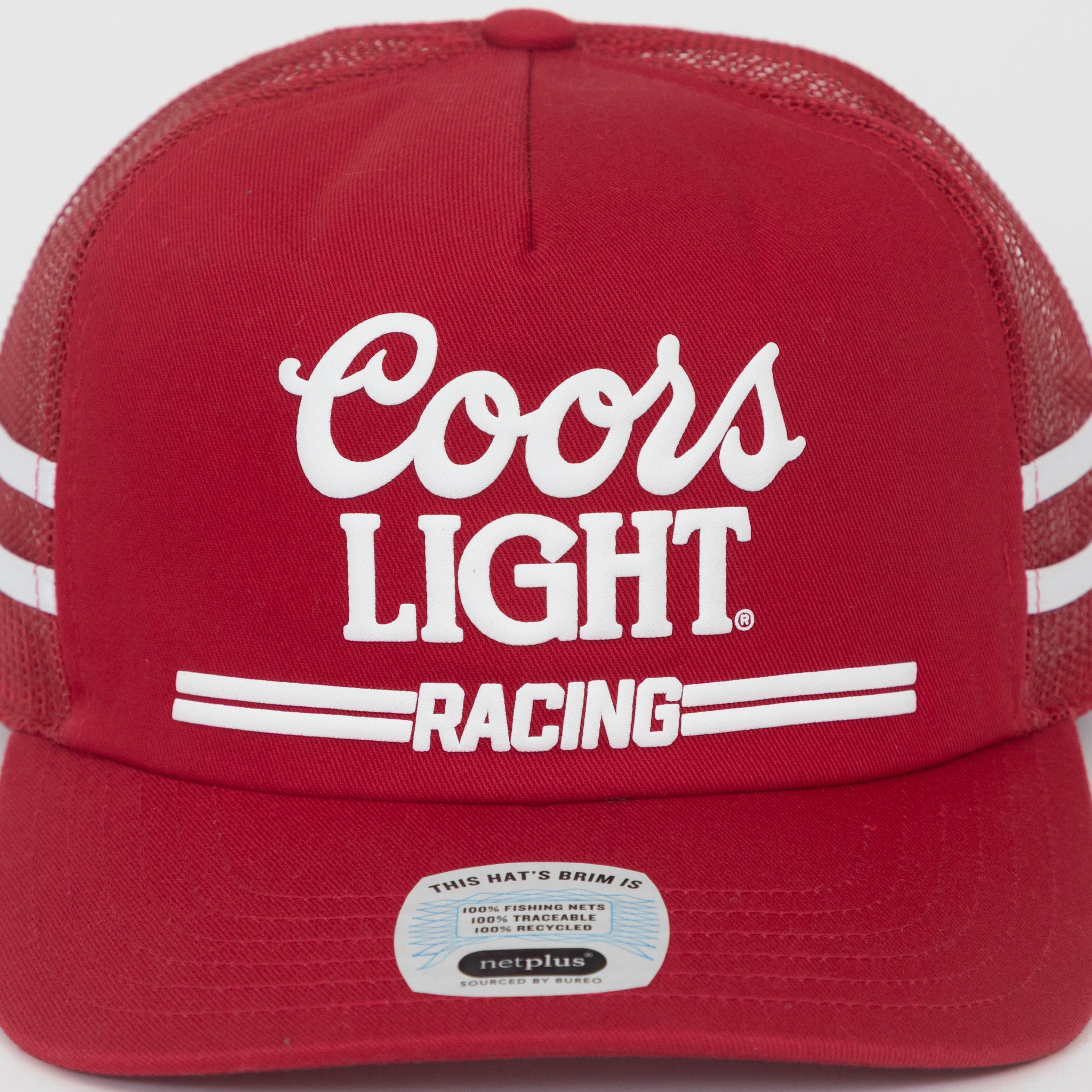 BRIXTON X Coors Light Racing Trucker Hat in RED