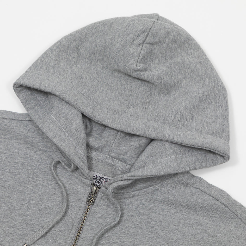 Womens BRIXTON X COORS LIGHT Silver Speed Hoodie in HEATHER GREY