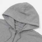 Womens BRIXTON X COORS LIGHT Silver Speed Hoodie in HEATHER GREY