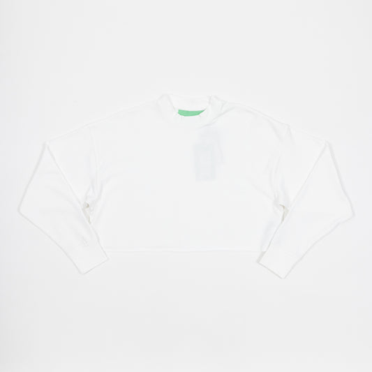 Womens JJXX Caia Cropped Sweatshirt in WHITE