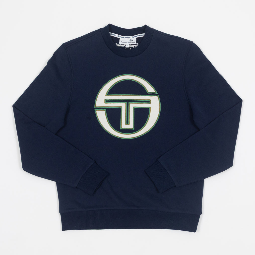 SERGIO TACCHINI Carbon Crew Sweatshirt in NAVY