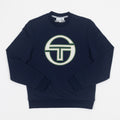 SERGIO TACCHINI Carbon Crew Sweatshirt in NAVY