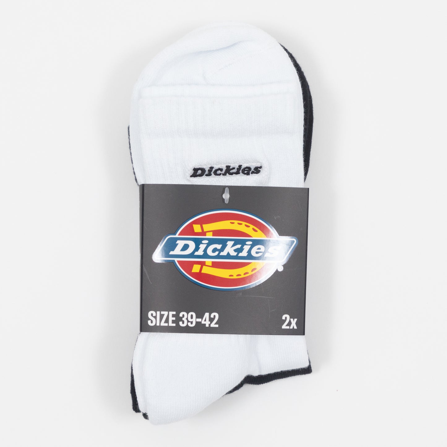 DICKIES Carlyss 2 Pack Socks in BLACK & WHITE