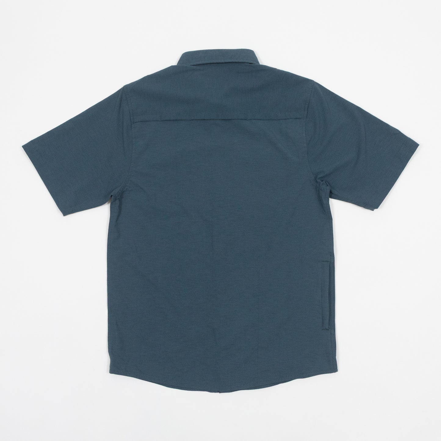 KAVU Cascade Trail Short Sleeve Shirt in BLUE