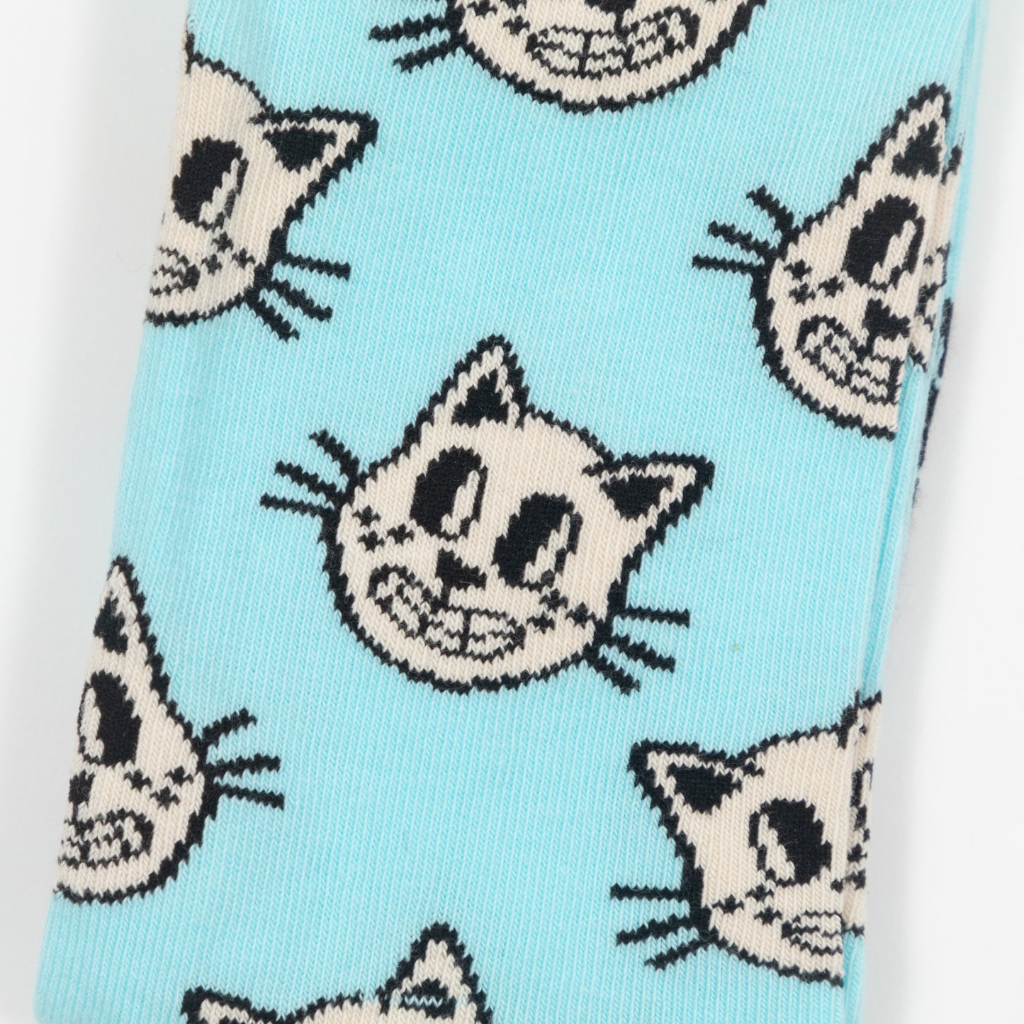 HAPPY SOCKS Cat Socks in LIGHT BLUE