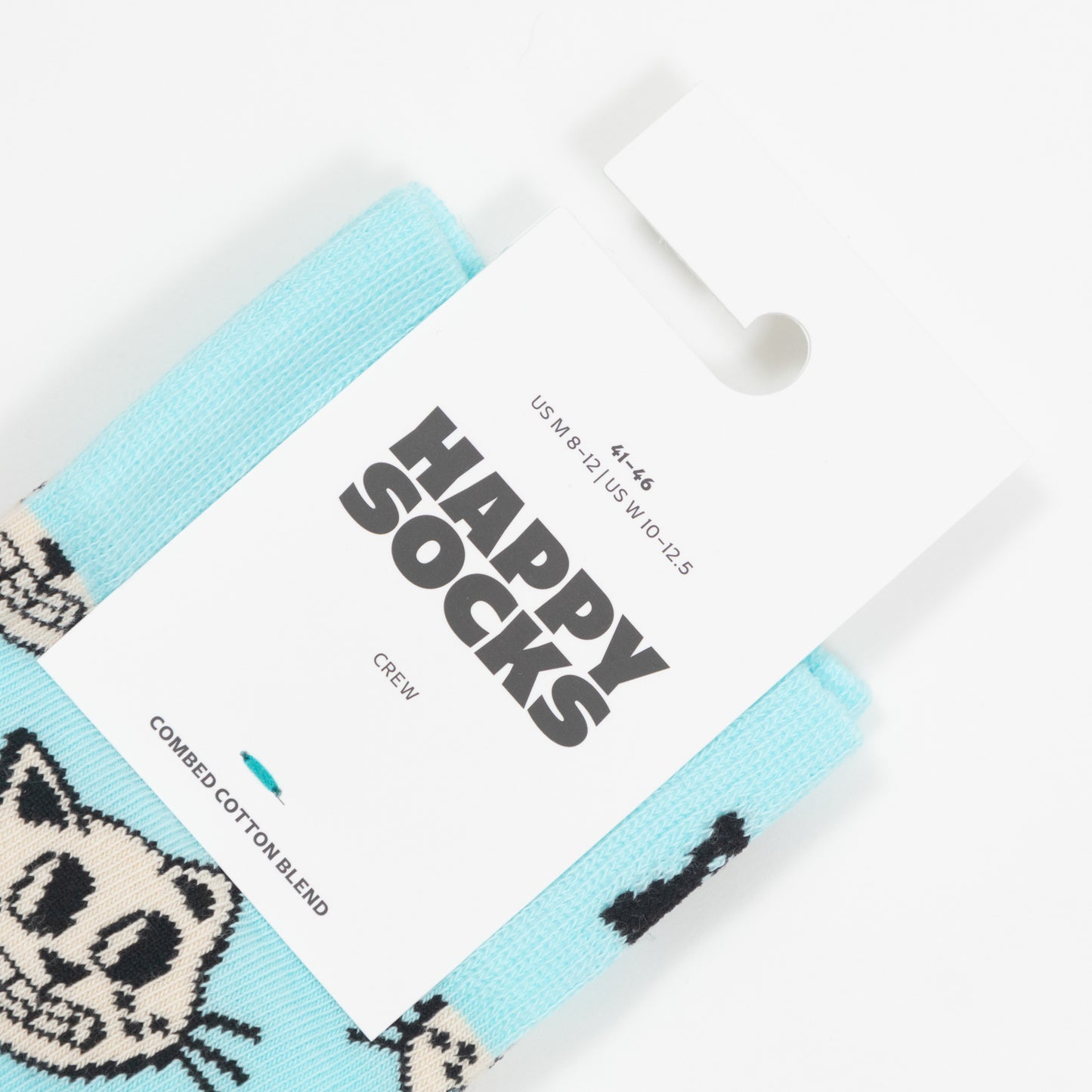 HAPPY SOCKS Cat Socks in LIGHT BLUE